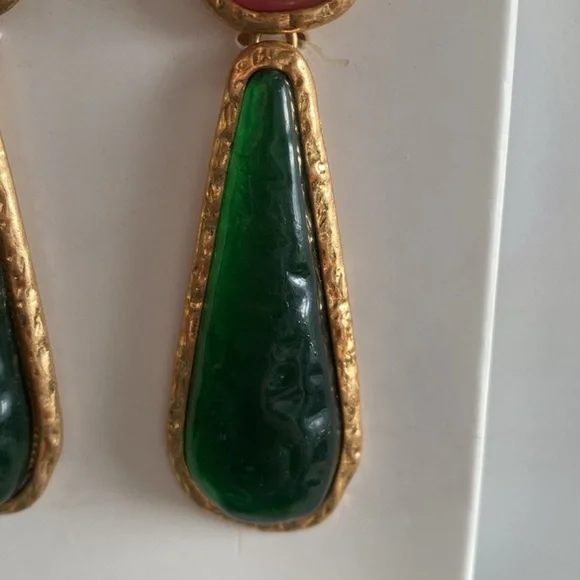 NWT Zara Resin Drop Earrings - Picture 4 of 10